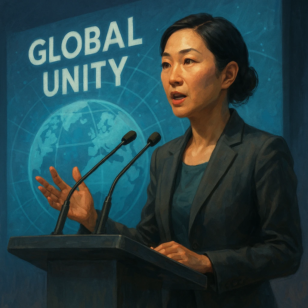 Futurist expert speaking about global unity